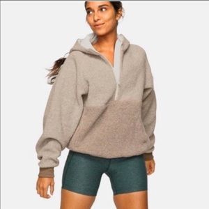 Outdoor Voices Mega Fleece Hoodie Oatmeal Size S